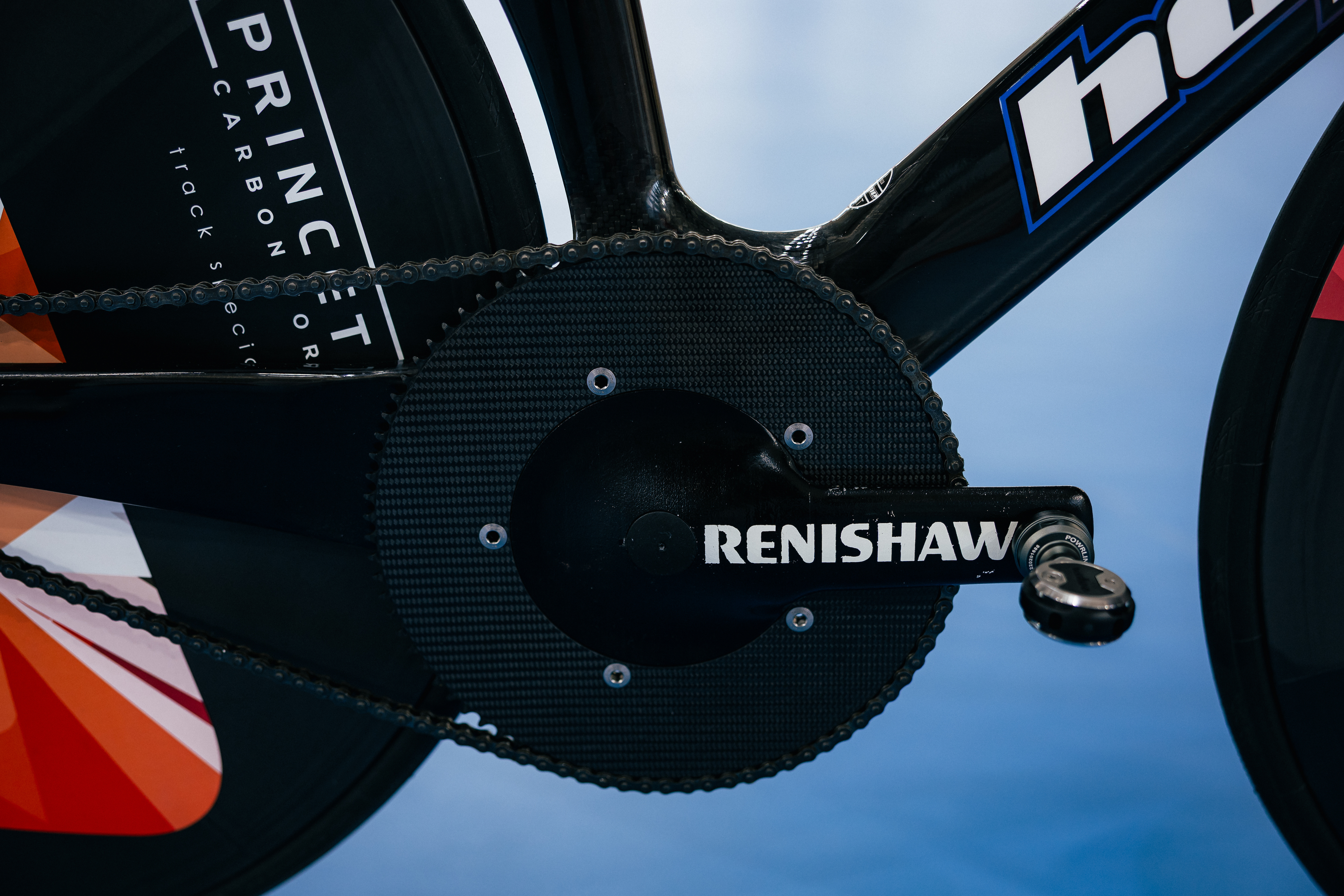 Details of the Hope HB.T used by GB Cycling Team