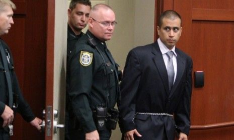 George Zimmerman at his bond hearing Friday: The judge granted Trayvon Martin&amp;#039;s killer a $150,000 bail, and he may be released in a matter of days.