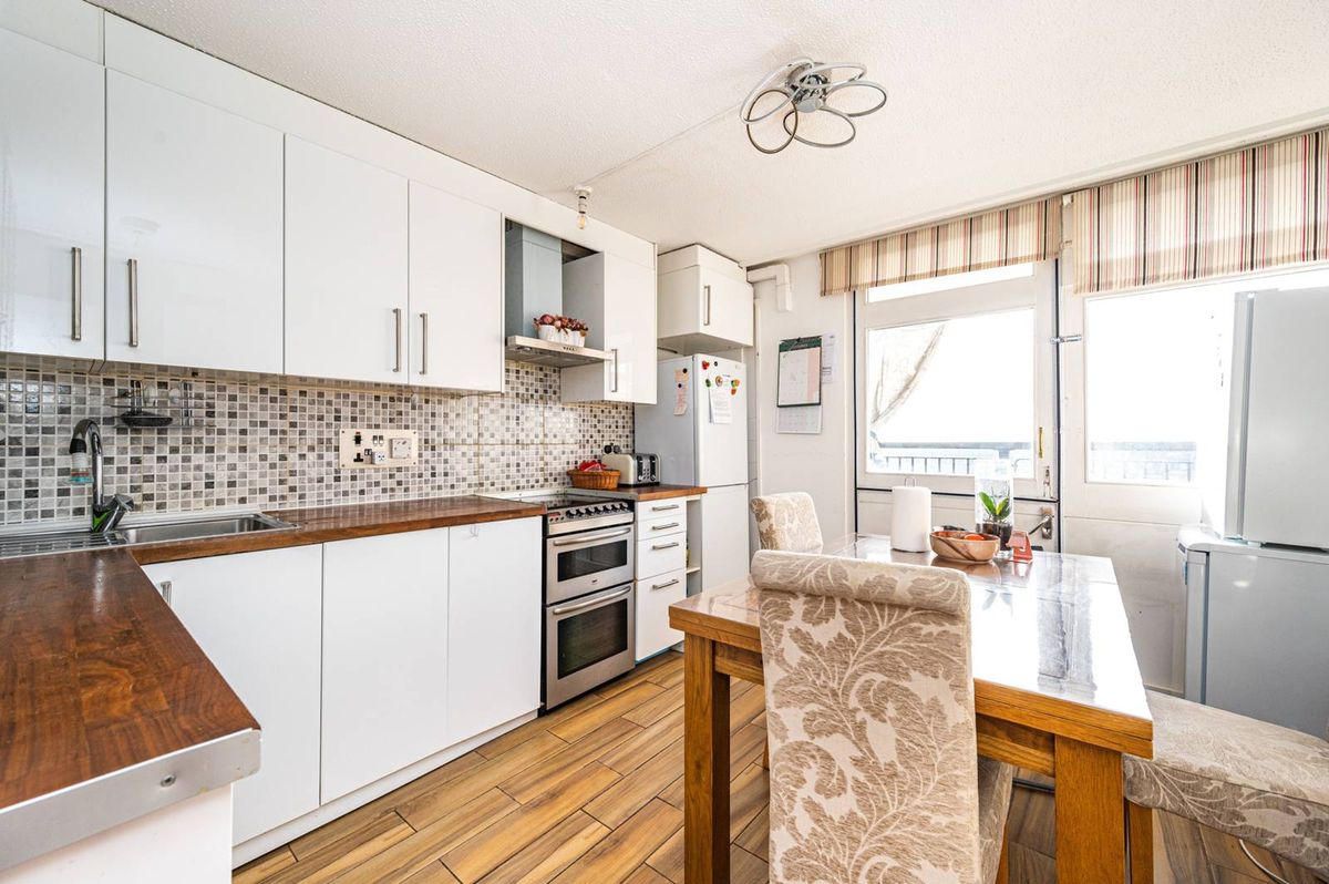 The flat is being sold for &pound;550,000