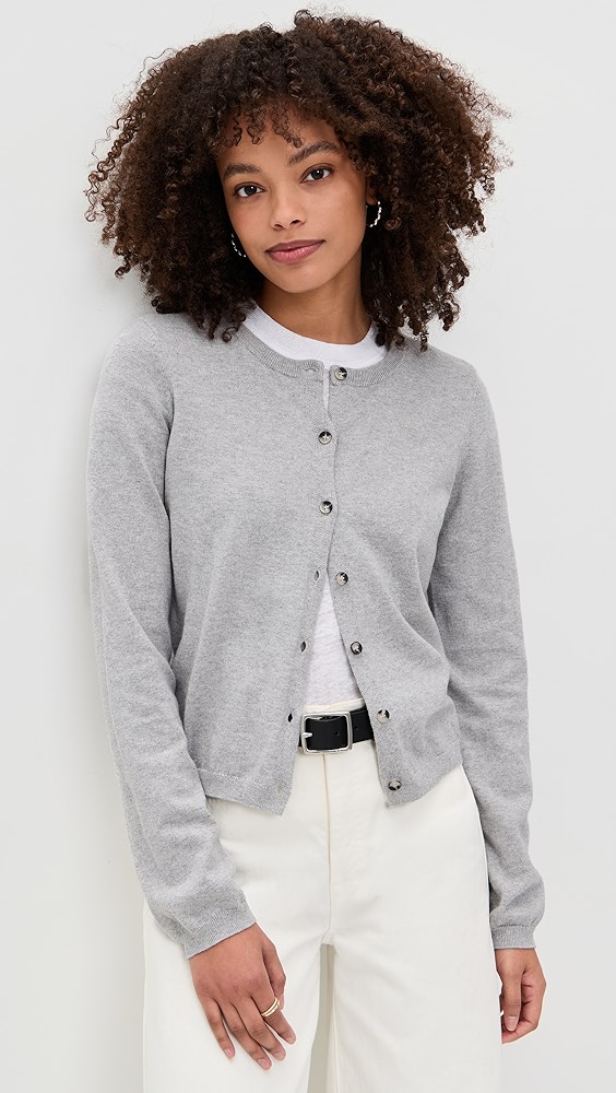 Perfectwhitetee Moira Cotton Cashmere Cardigan