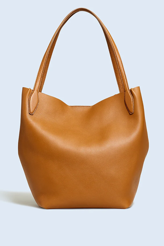 Best Laptop Bags 2024 | Madewell The Shopper Tote in Soft Grain Pebbled Leather