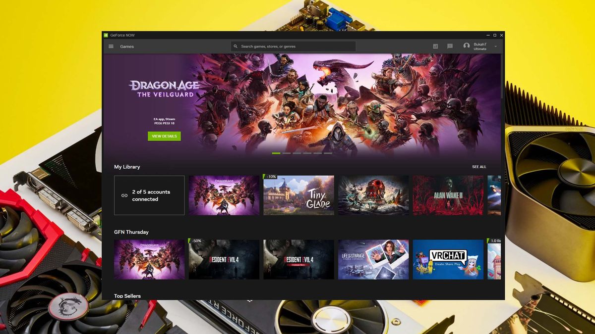 Nvidia’s upgrading GeForce Now’s  tier with 1440p and Ultrawide resolutions, but the only extra Ultimate users get is a new 100-hour play limit