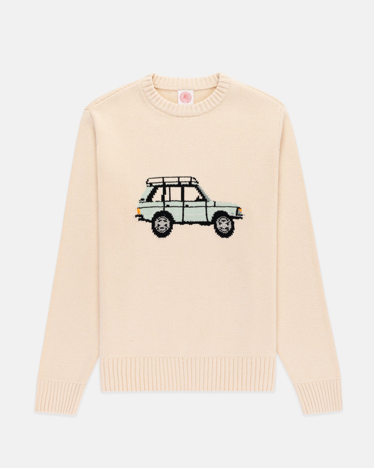 J Press, Rover Intarsia Knit Cotton Sweater