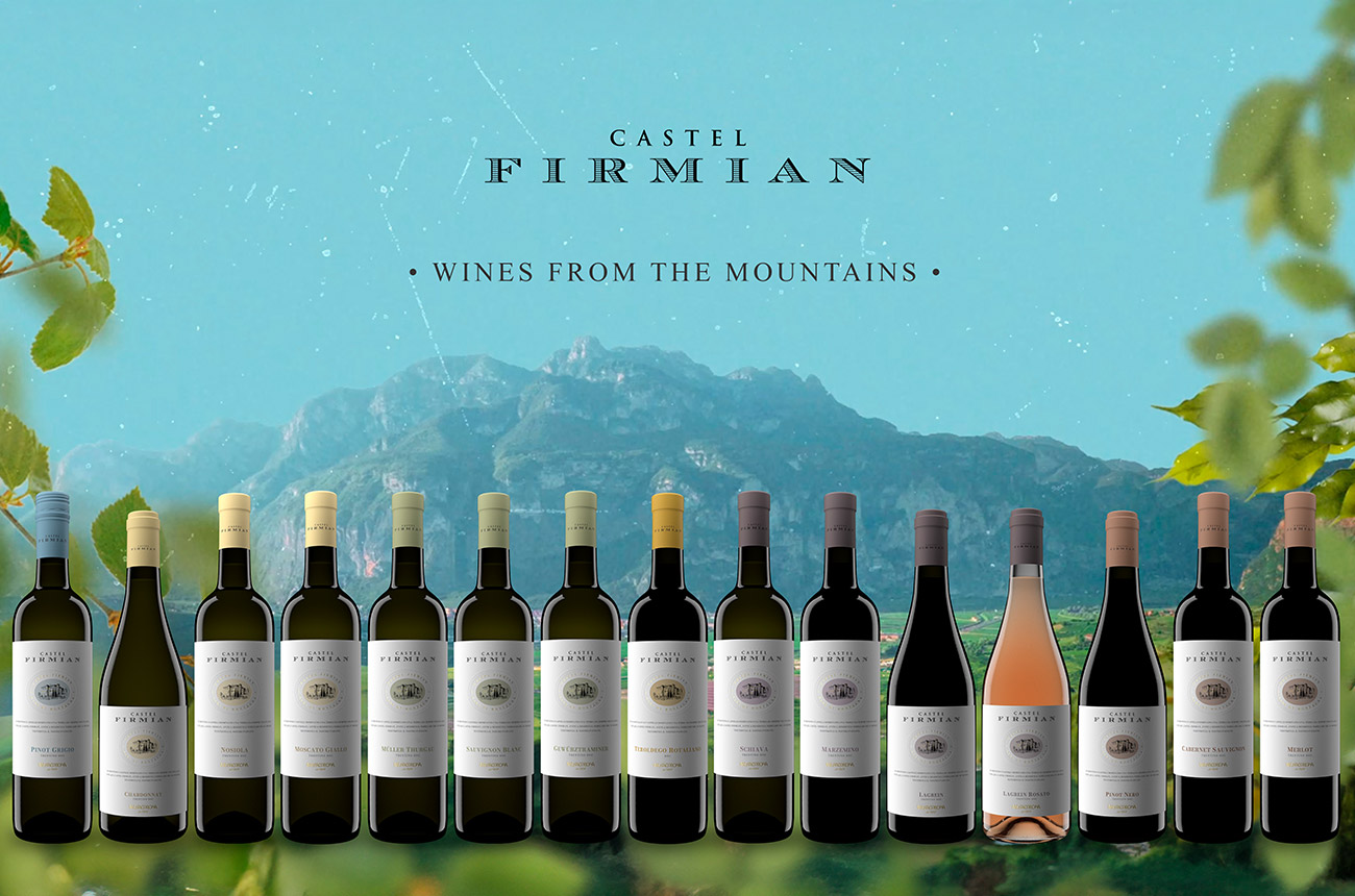 Castel Firmian's range of wines.