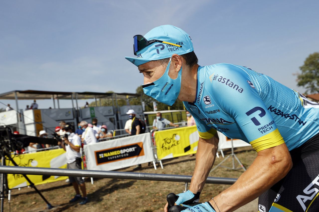 Tour de France 2020 - 107th Edition - 19th stage Bourg-en-Bresse - Champagnole 166,5 KM - 18/09/2020 - Miguel Angel Lopez (COL - Astana Pro Team) - photo POOL/BettiniPhoto&Acirc;&copy;2020
