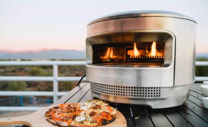 pizza oven on a table