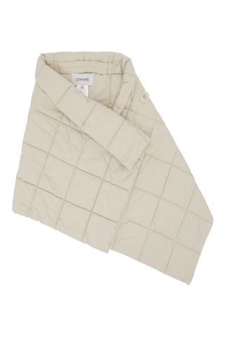 Lemaire Beige Wadded blanket Scarf