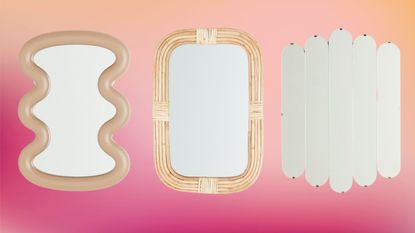 a selection of mirrors from h&m home