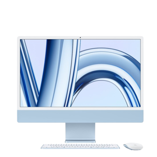 Apple iMac 24-inch (M3) on a white background