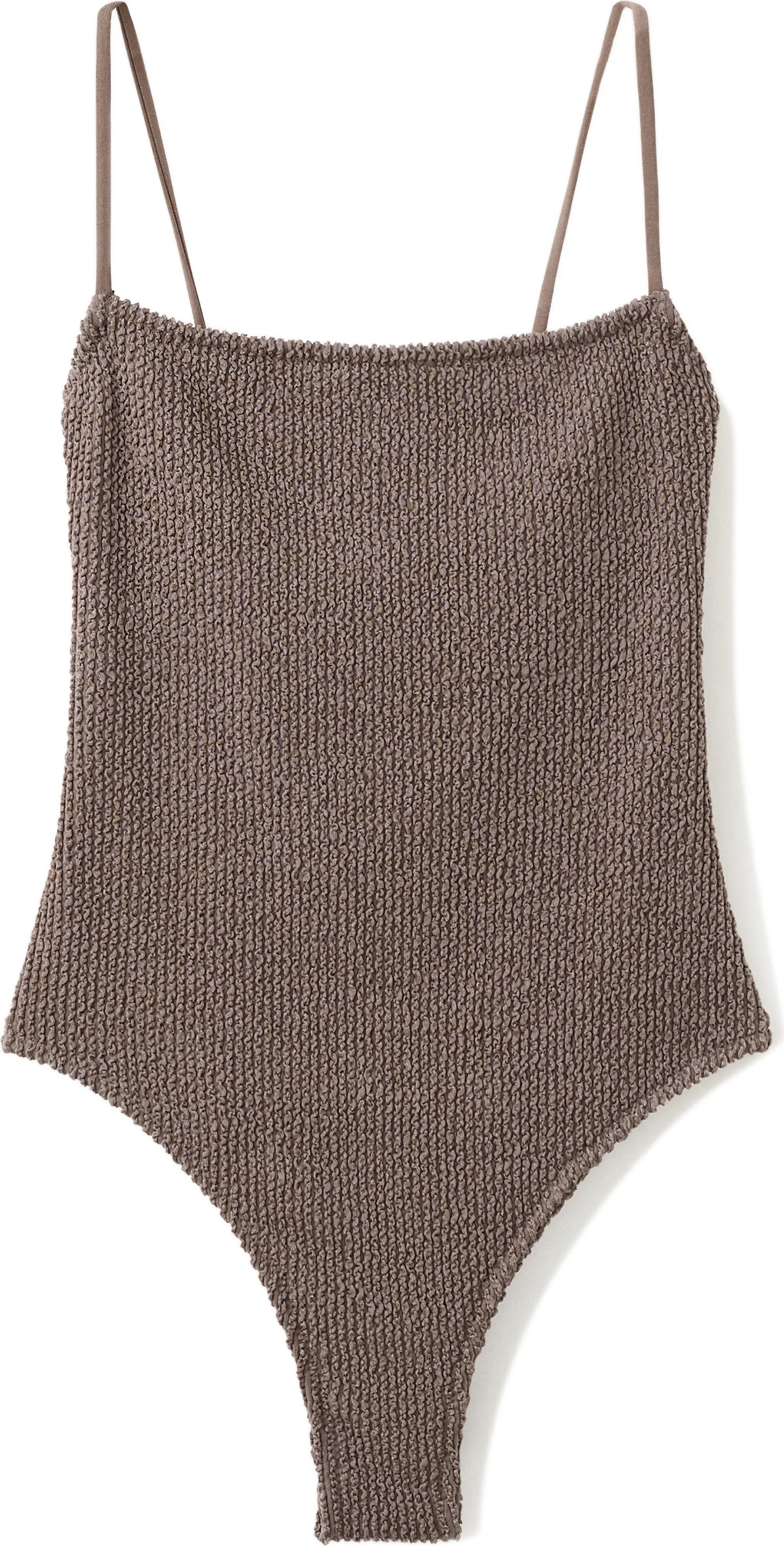 MANGO, Textured One-Piece Swimsuit