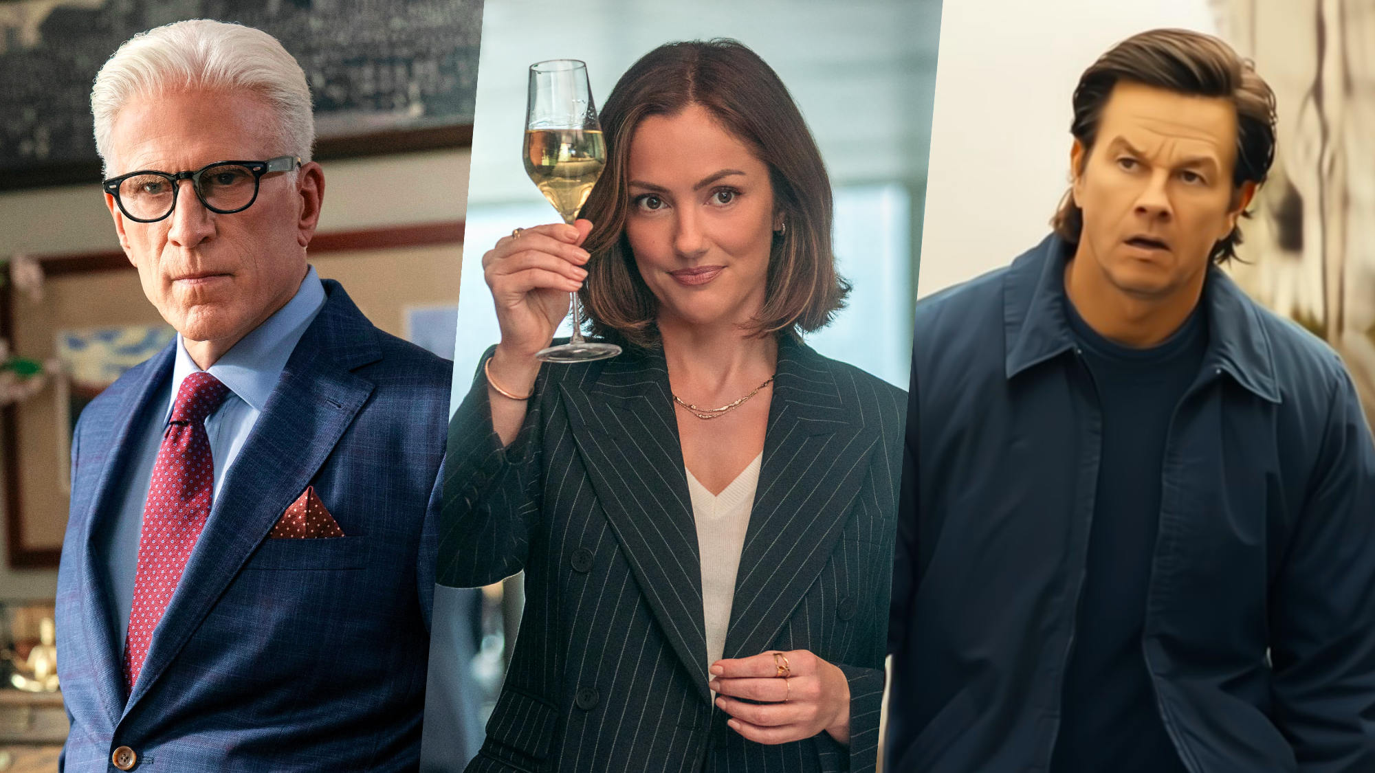 A Man on the Inside; Champagne Problems; The Family Plan 2