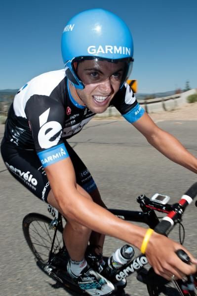 Danny Summerhill (Garmin-Cervelo) grits his teeth