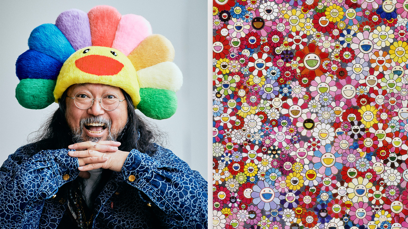 Shangri-La Pink, 2012. Takashi Murakami. Acrylic on canvas mounted on aluminum frame; 2000 \00d7 2000 mm. ©2012 Takashi Murakami/Kaikai Kiki Co., Ltd. All Rights Reserved.
