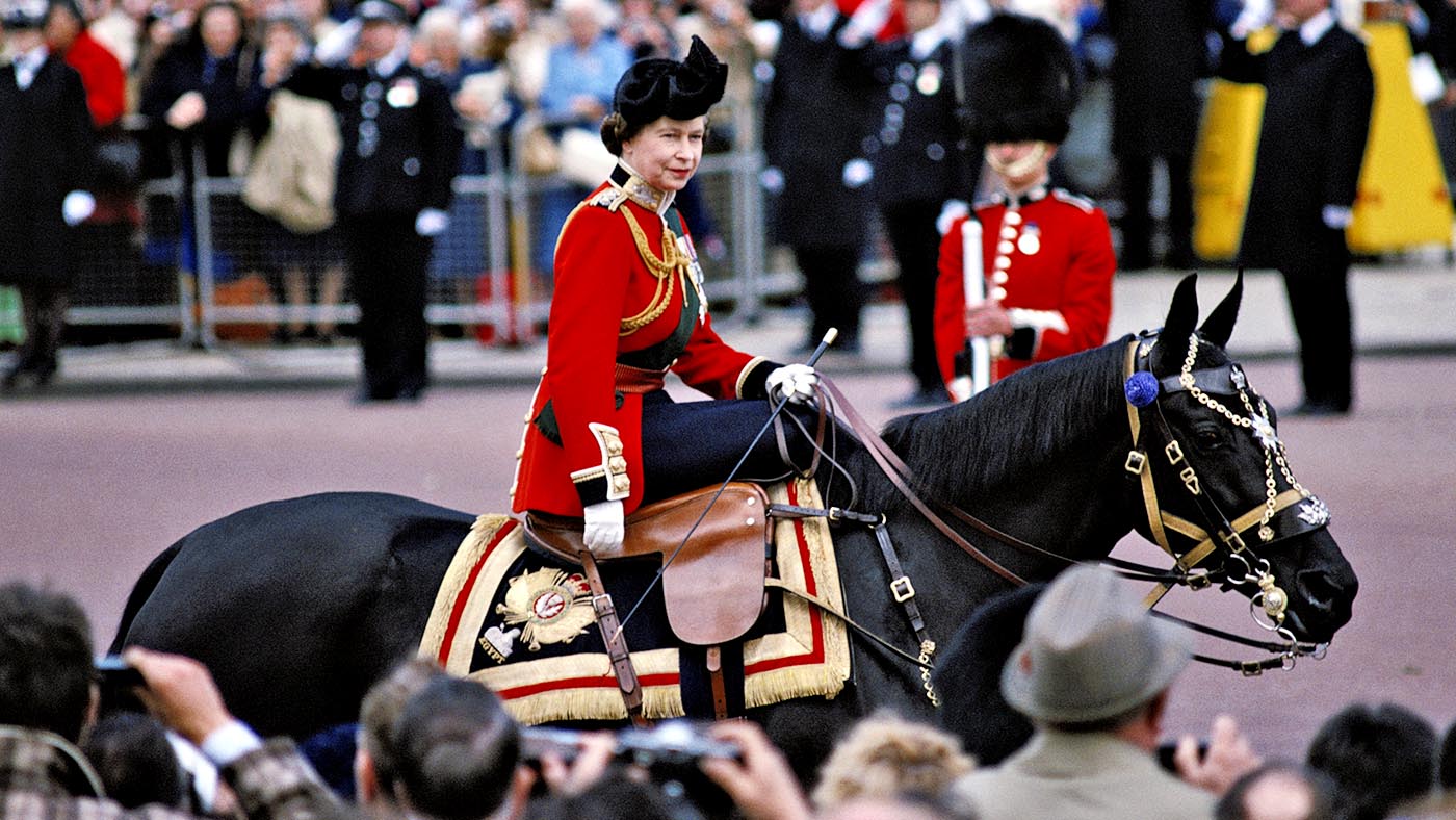 Burmese is among The Queen's favourite horses