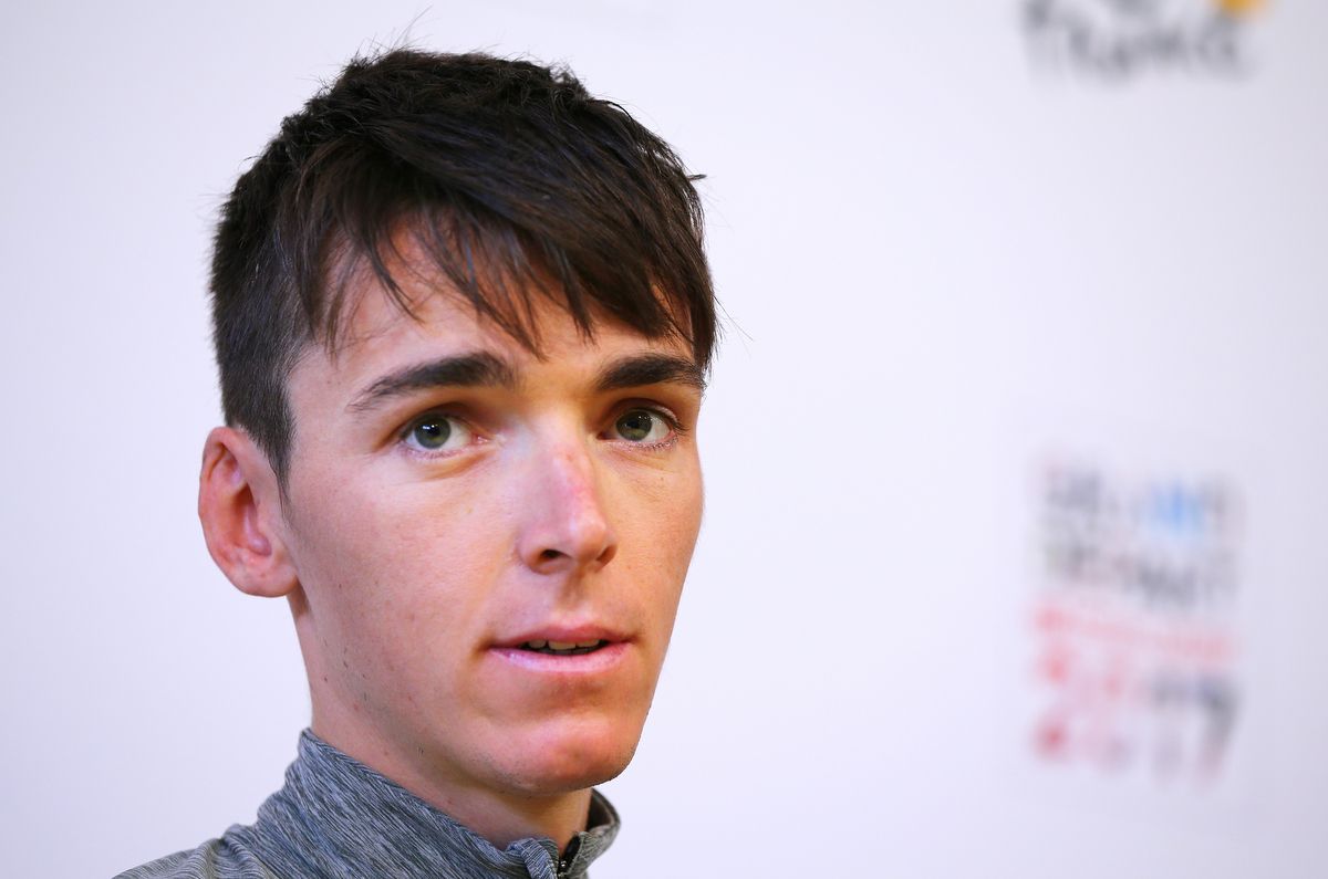 Romain Bardet (AG2R La Mondiale) at the Tour press conference
