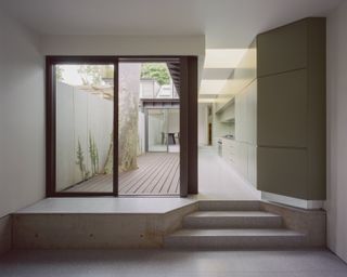 Erskineville House, Sydney, by Lachlan Seegers Architect, with a minimalist interior
