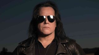 Glenn Danzig wearing sunglasses and a leather jacket