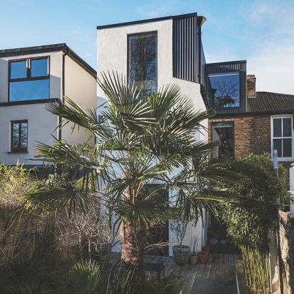 exterior shot of a renovated loft conversion for more space