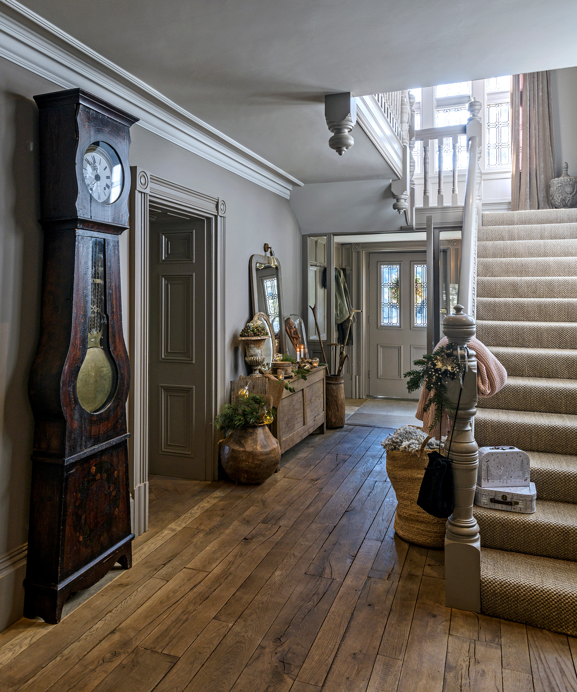 Country Christmas house