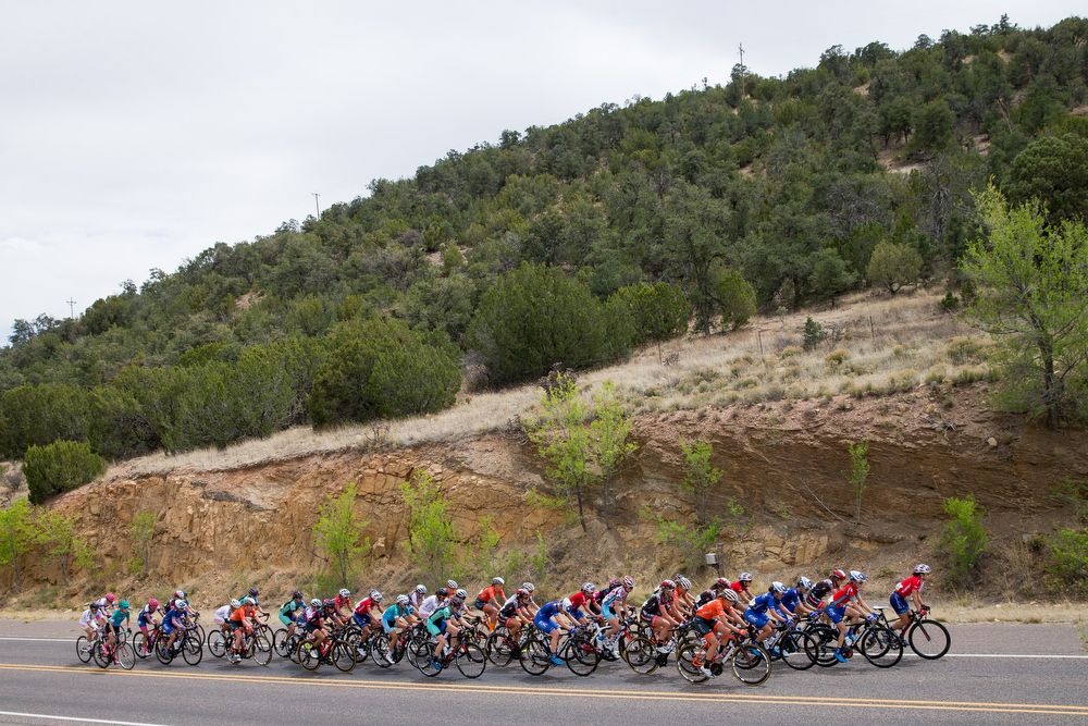 Scenery along the route of stage 2 at Tour of the Gila.