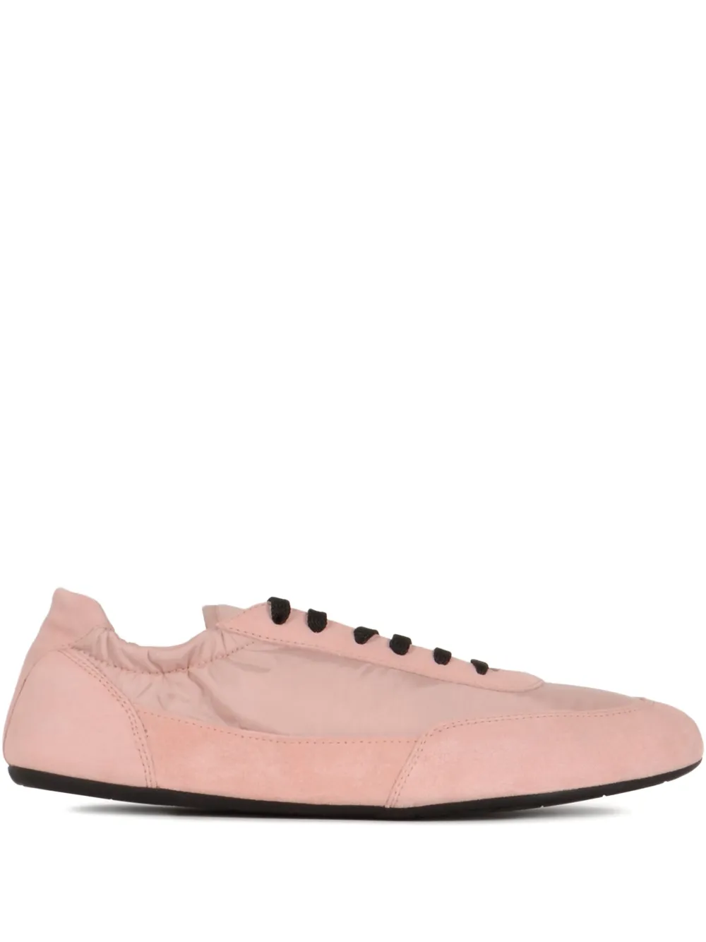 Prada Collapse Lace-Up Suede Sneakers | 34.5