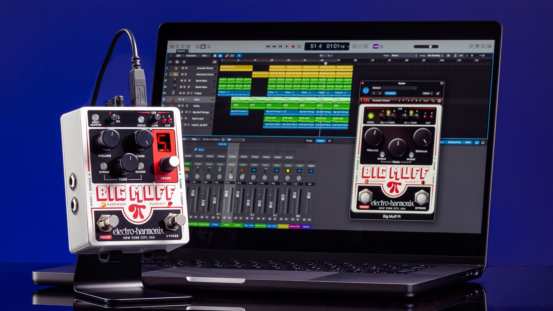 The Electro-Harmonix Big Muff Pi evolves with a Hardware Plugin