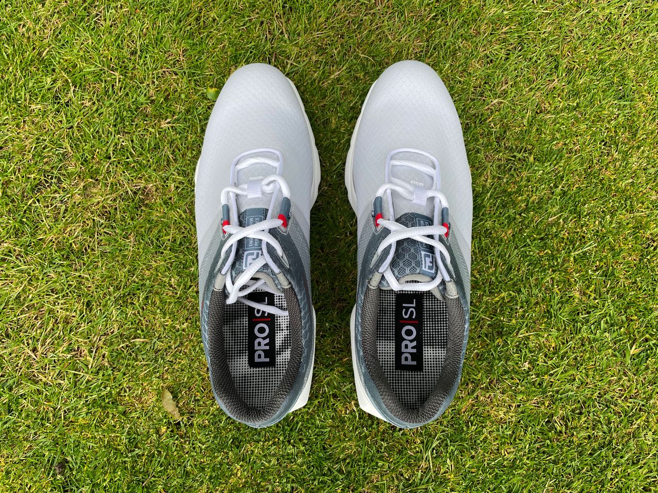 A view from above the FootJoy Pro SL Sport golf shoes