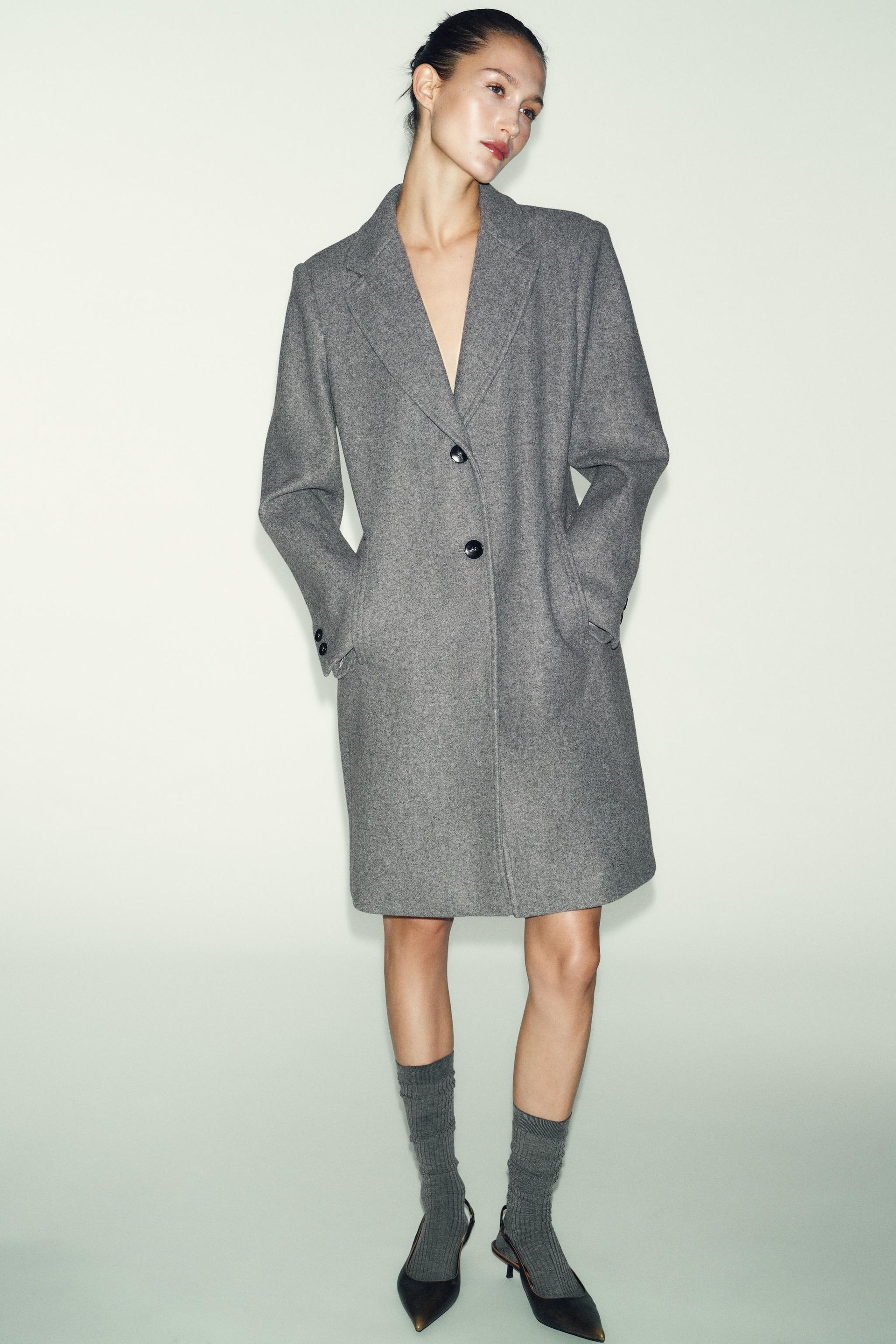 Soft Shoulder Pad Coat