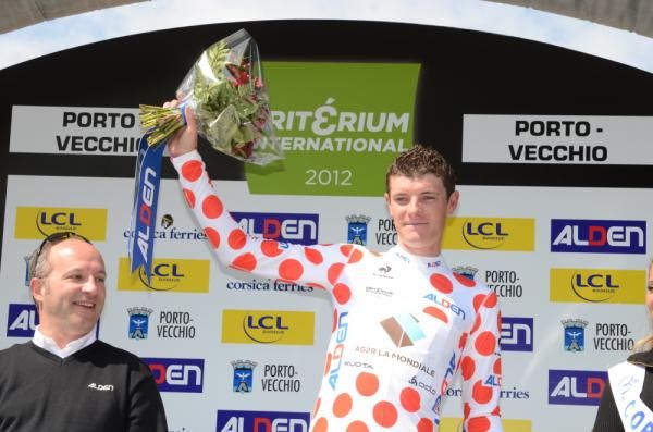 Julien Berard (Ag2r La Mondiale) leads the mountains classification