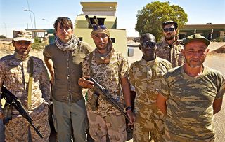 The Mediterranean with Simon Reeve in the Libiyan city of Sirte