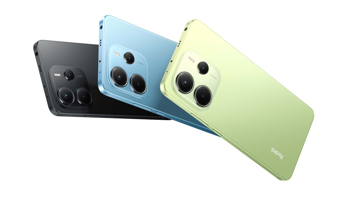 Redmi Note 14 Series product images on a white background