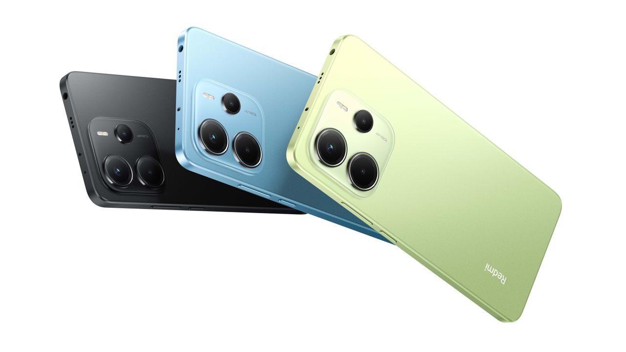 Redmi Note 14 Series product images on a white background