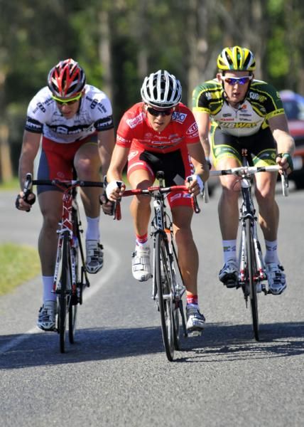 The break worked well together but couldn't hold off the peloton.