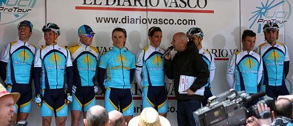 Astana is presented before stage one.