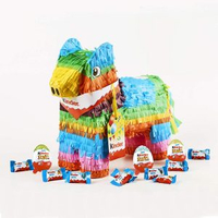 Kinder Chocolate Llama Piñata - AmazonStuffed with confetti and Kinder chocolate, this adorable llama is the perfect colourful guest for your outdoor Easter celebrations this year.