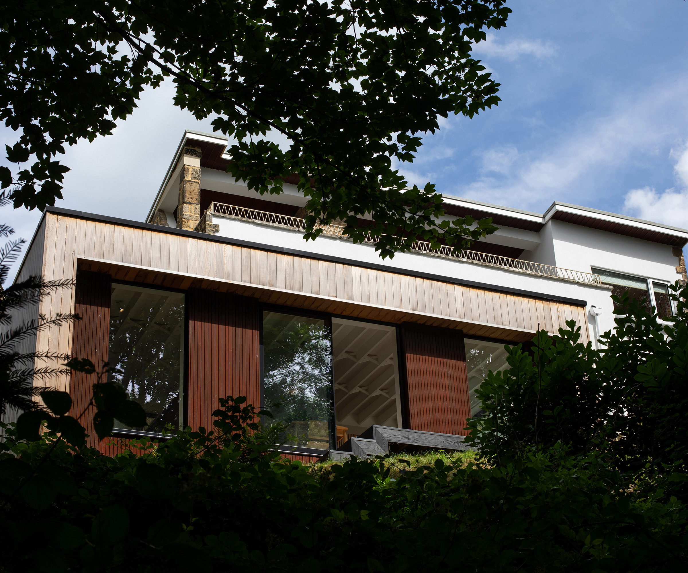 Exterior of a 1960s house