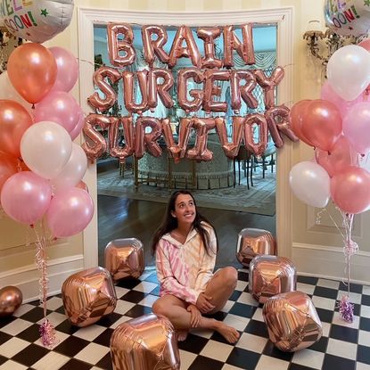 Danielle Soviero after her brain surgery