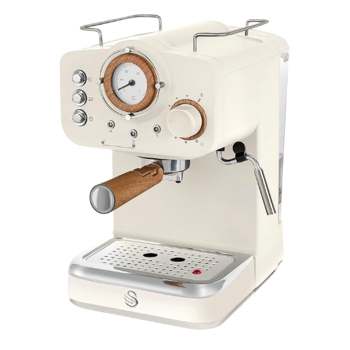 SWAN, Swan Sk22110whtn Nordic Espresso Coffee Machine With Milk Frother