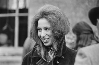 Princess Anne at the Badminton Horse Trials in South Gloucestershire, UK, 25th April 1971.