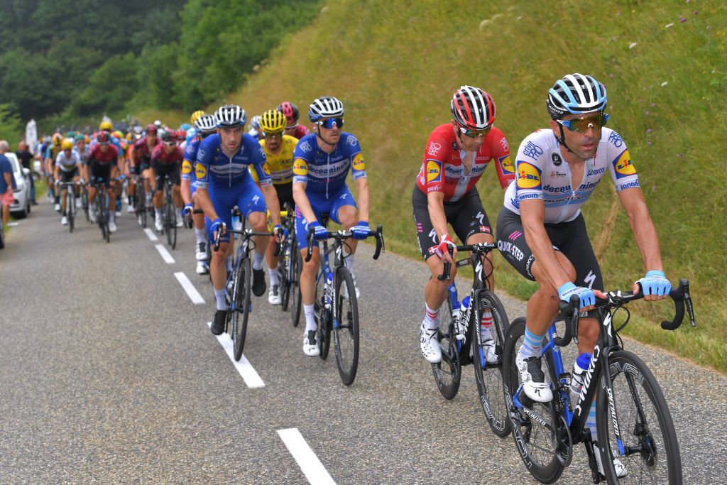 The QuickStep sprint train turn their hands to the mountains