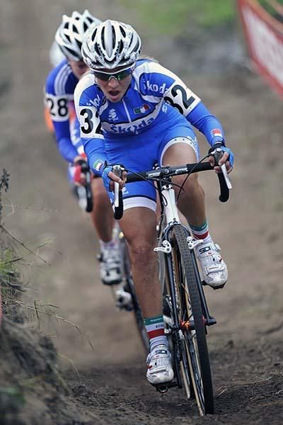 Veronica Alessio leads another rider.