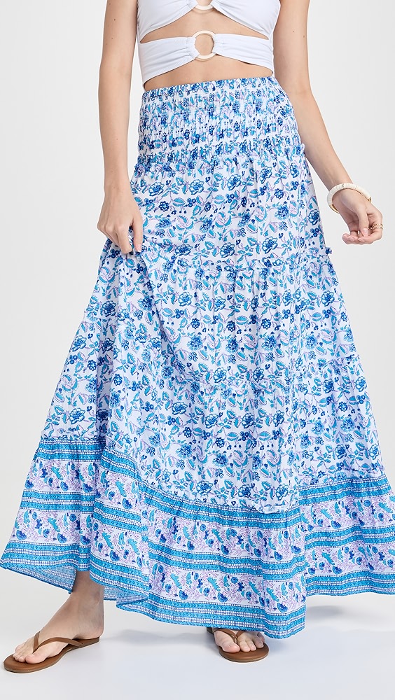 Playa Lucila Printed Ruffle Skirt