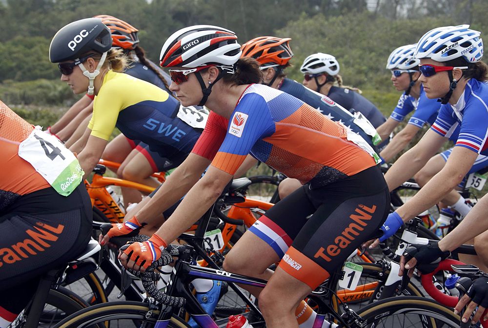 Marianne Vos in the women's Olympic Games road race