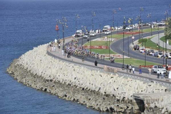 Racing near the sea