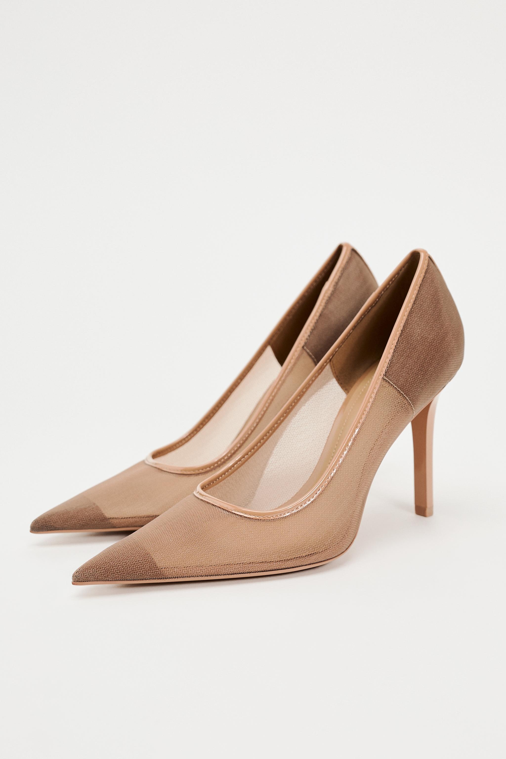 Zara Mesh heels