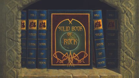Cover art for Saxon - The Solid Book Of Rock album