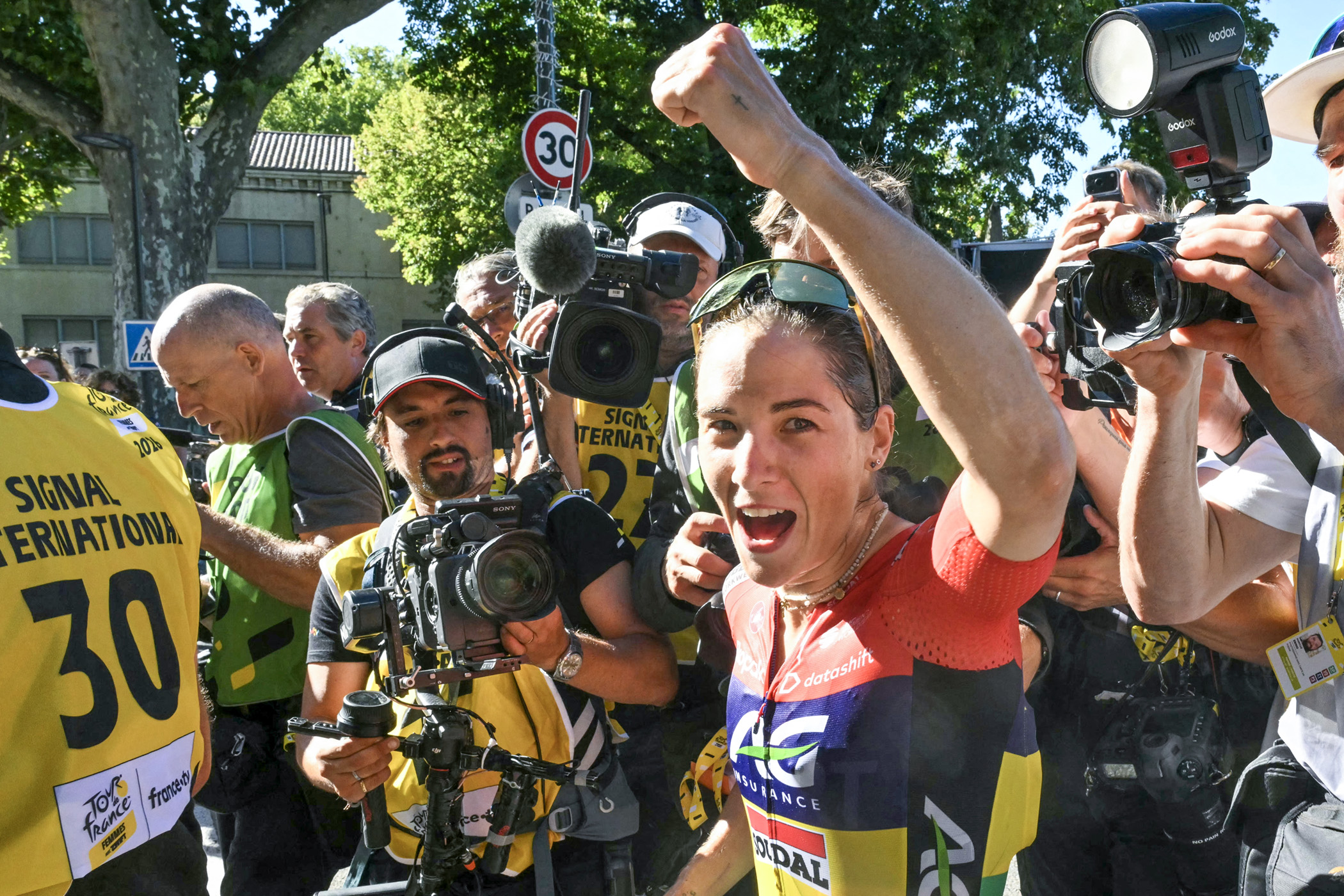 Kim Le Court-Pienaar's stage win in Tournon-sur-Rh&amp;ocirc;ne was the highlight of AG Insurance-Soudal's race