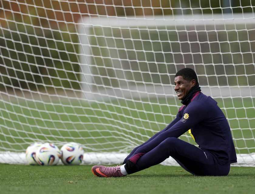 Manchester United forward Marcus Rashford is currently on loan at FC Barcelona