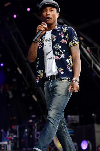 Pharrell Williams at Glastonbury 2015