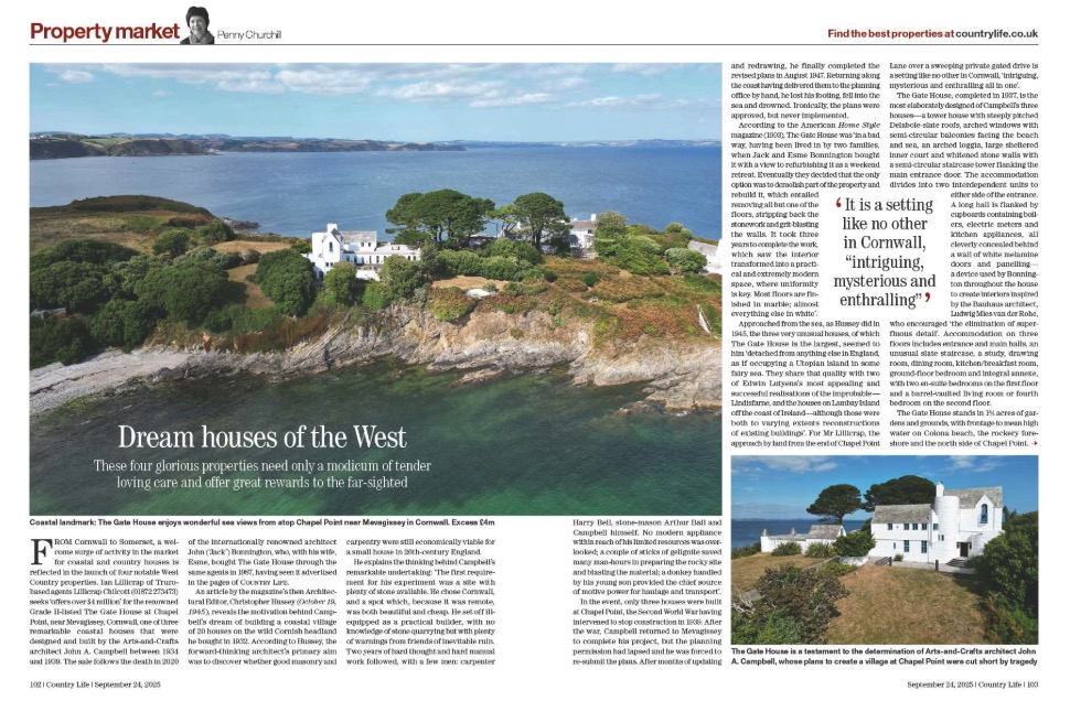 Spreads from Life Country Life 24 September 2025